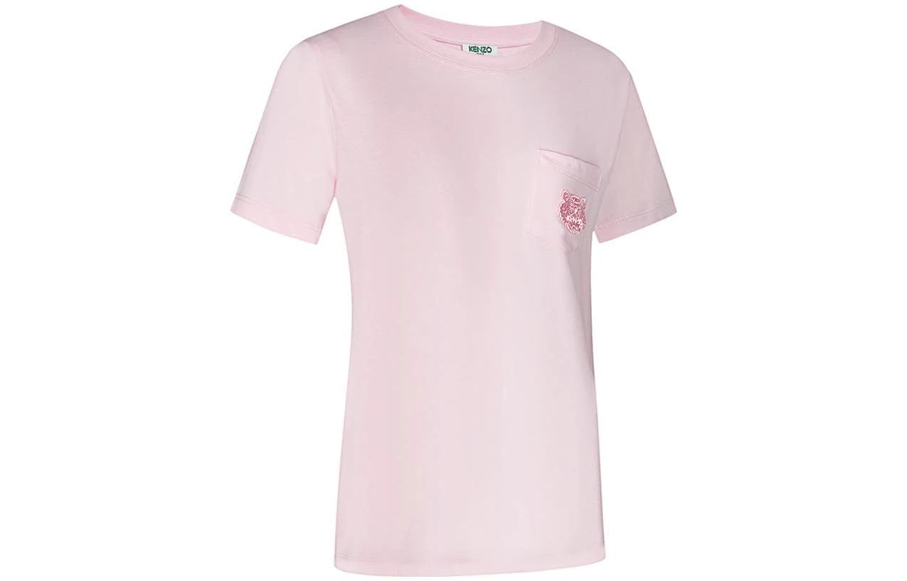 商品[国内直发] Kenzo|纯色Logo虎头刺绣短袖T恤 女款,价格¥801,第7张图片详细描述