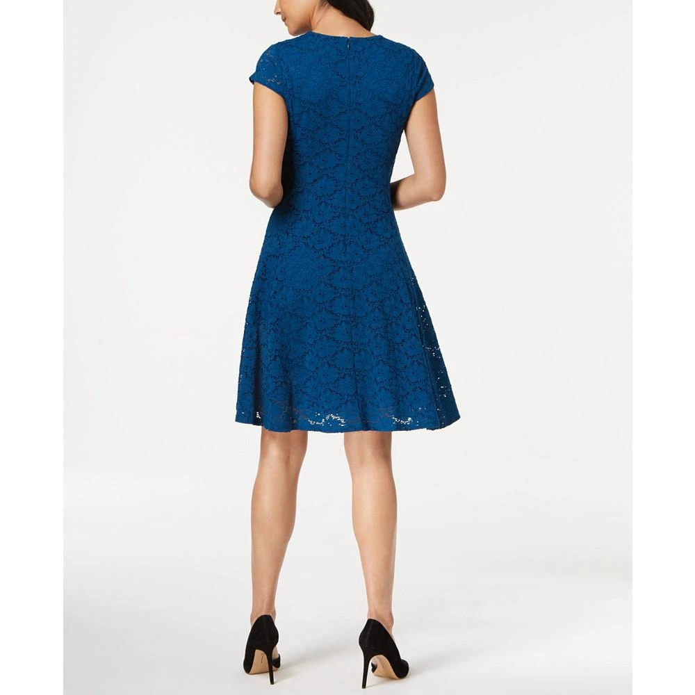 商品Alfani|Lace Fit & Flare Dress, Created for Macy's,价格¥768,第2张图片详细描述