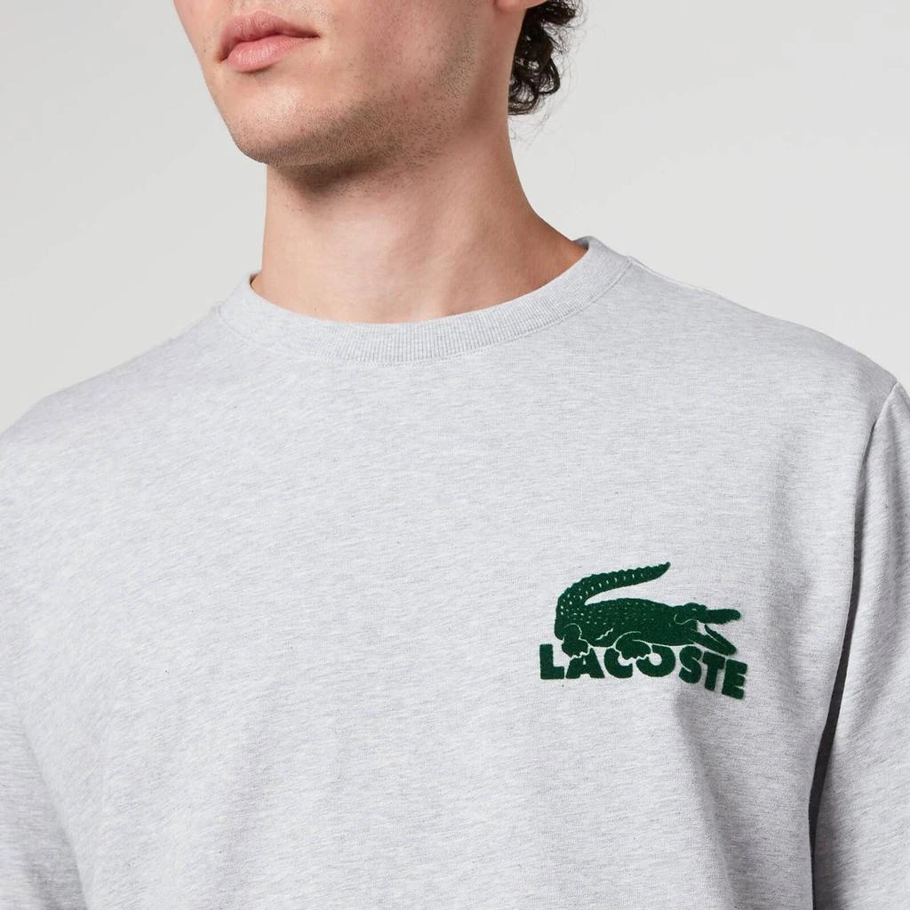 商品Lacoste|Lacoste Crocodile Cotton-Blend Fleece Lounge Sweatshirt,价格¥439,第4张图片详细描述