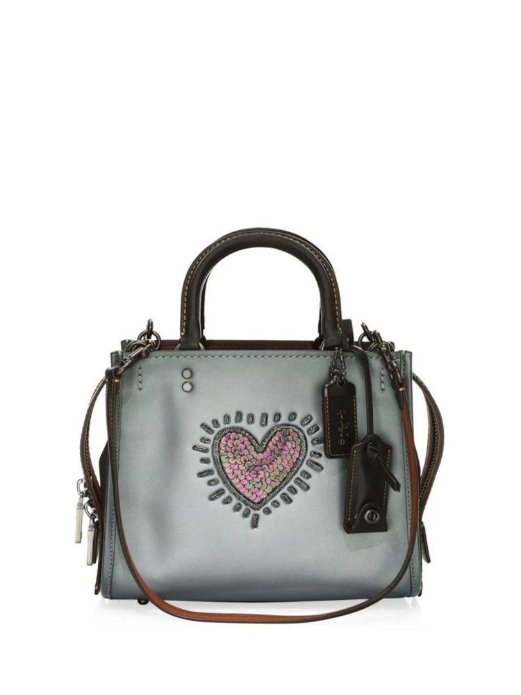 商品Coach|Coach X Keith 心脏手提斜挎包,价格¥3670,第1张图片