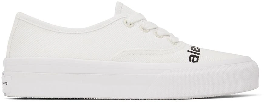 商品Alexander Wang|White Dropout Logo Sneakers,价格¥1225,第1张图片