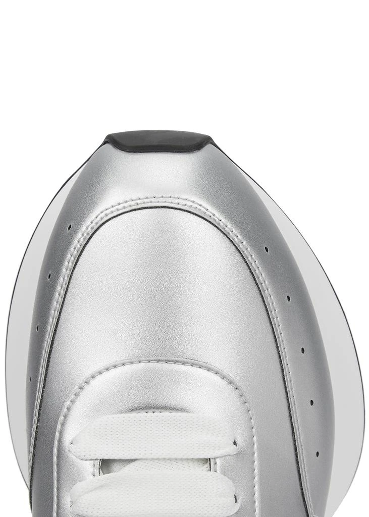 商品Alexander McQueen|Sprint Runner metallic leather sneakers,价格¥2599,第4张图片详细描述