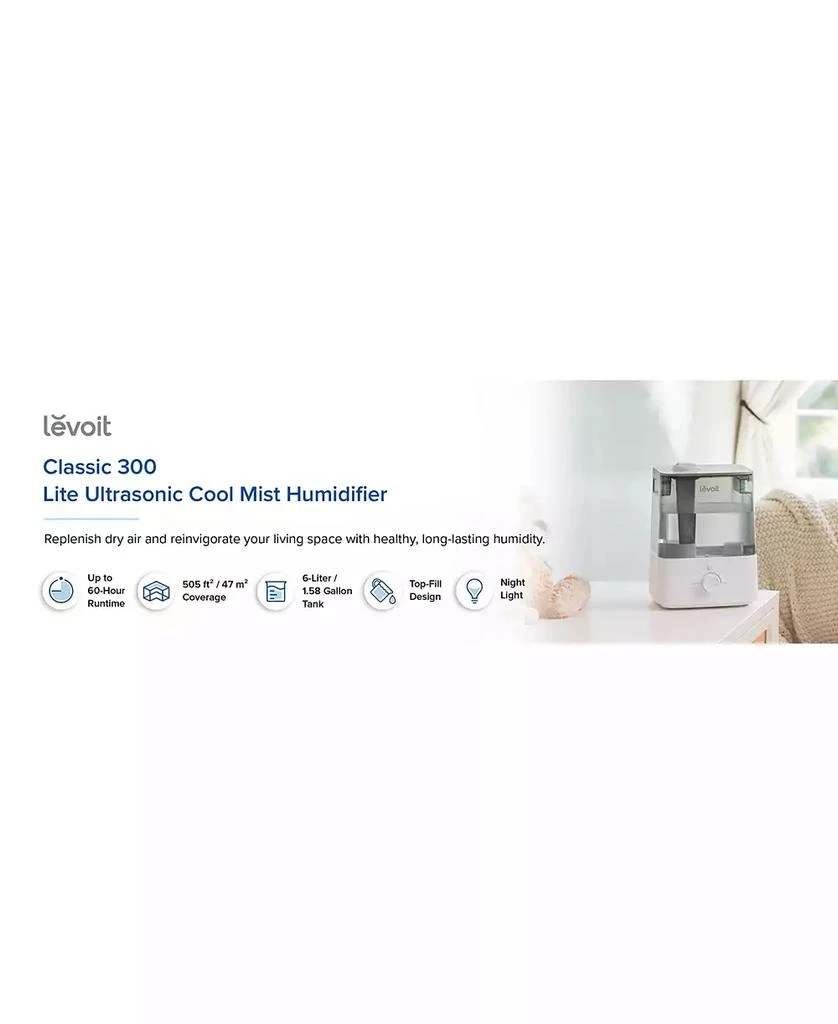 Classic 300 Lite Ultrasonic Cool Mist Humidifier 商品