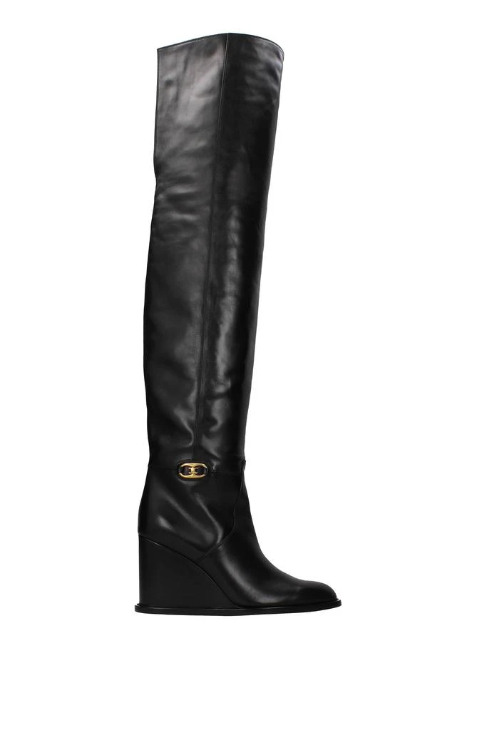 商品Celine|Boots Leather Black,价格¥5713,第1张图片