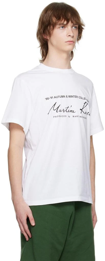 商品Martine Rose|White Printed T-Shirt,价格¥872,第2张图片详细描述