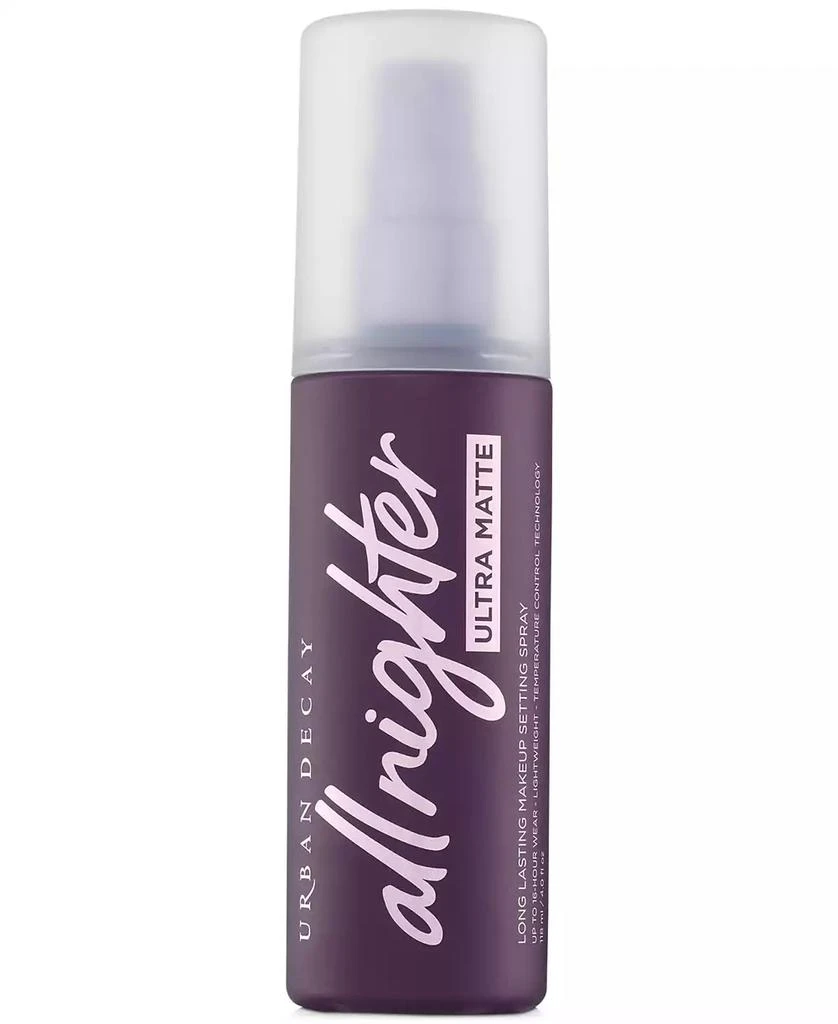 商品Urban Decay|All Nighter Ultra Matte Makeup Setting Spray, 4-oz.,价格¥90,第1张图片