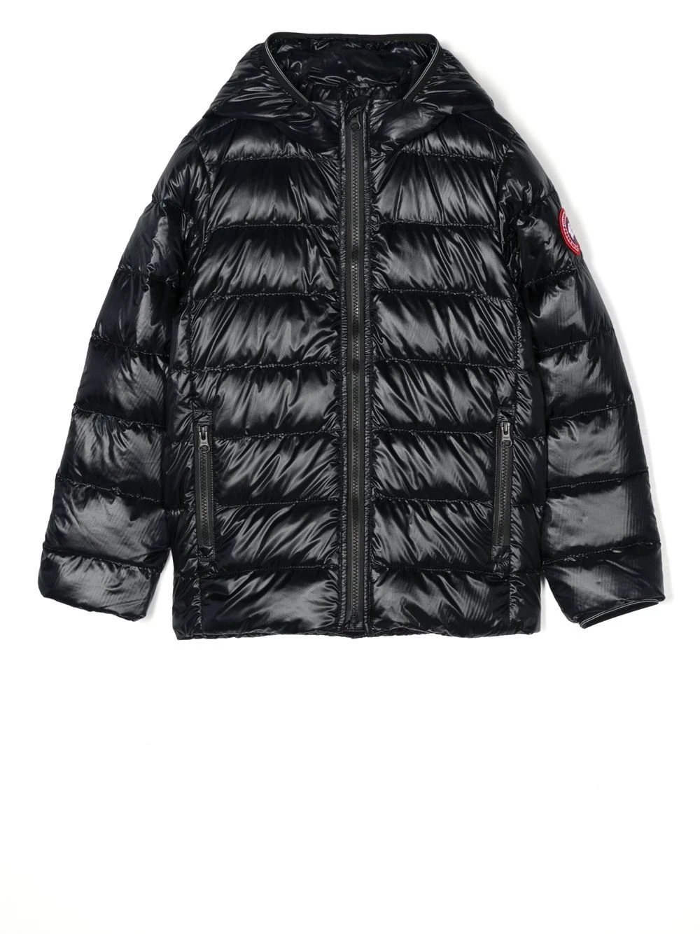 商品【商品预售7天】 Canada Goose|Canada Goose 男童羽绒服 5460YCROFTON61 黑色,价格¥2934,第1张图片