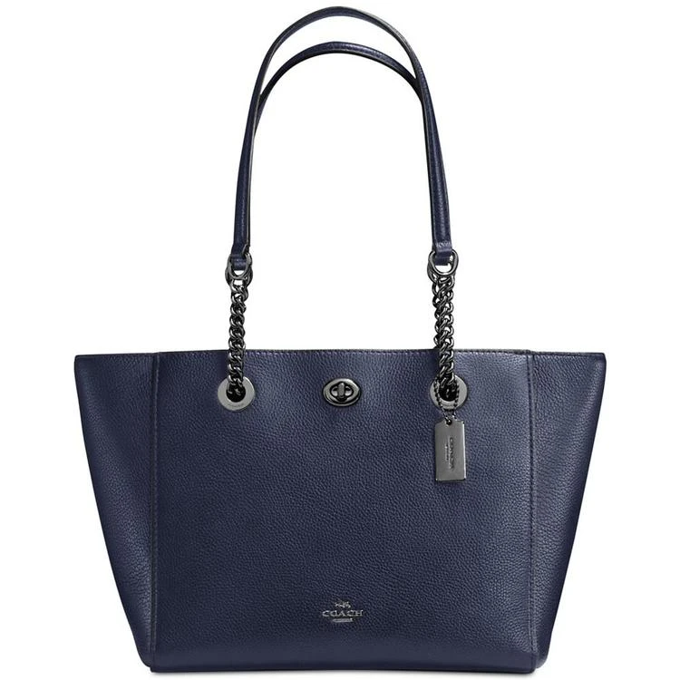 商品Coach|金属链拖特包,价格¥2184,第1张图片