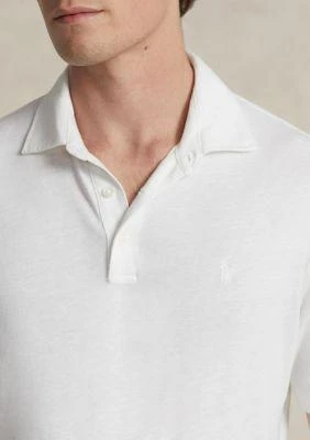 商品Ralph Lauren|Ralph Lauren Classic Fit Cotton Linen Polo Shirt,价格¥381,第3张图片详细描述