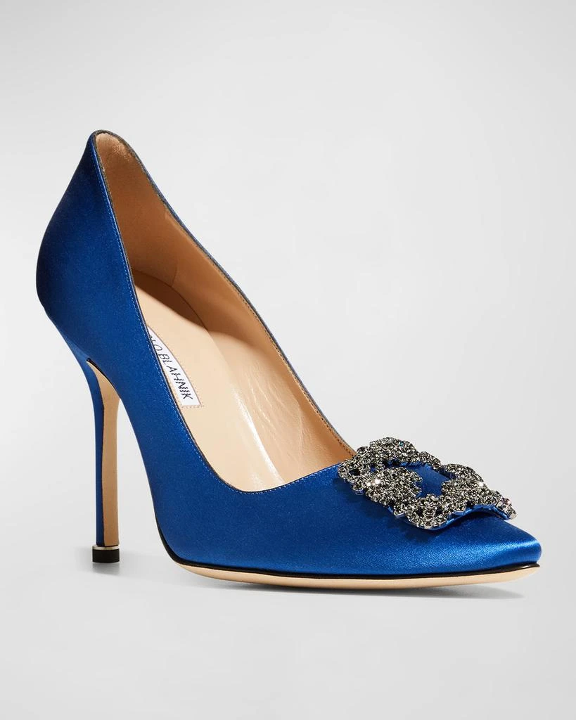Hangisi 105mm Satin High-Heel Pumps 商品