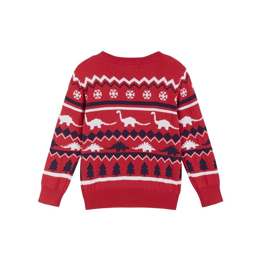 商品Andy & Evan|Toddler/Child Boys Dino Holiday Sweater,价格¥323,第2张图片详细描述