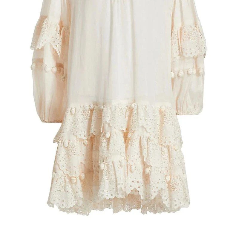 商品Zimmermann|Lyre Trim Mini Dress,价格¥4393,第1张图片