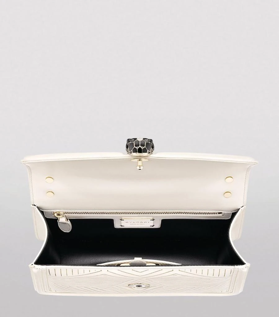 商品BVLGARI|Leather Serpenti Diamond Blast Cross-Body Bag,价格¥29115,第5张图片详细描述