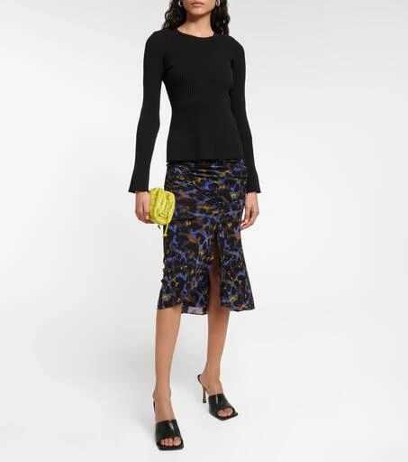 商品Diane von Furstenberg|Talley罗纹针织毛衣,价格¥1906,第2张图片详细描述
