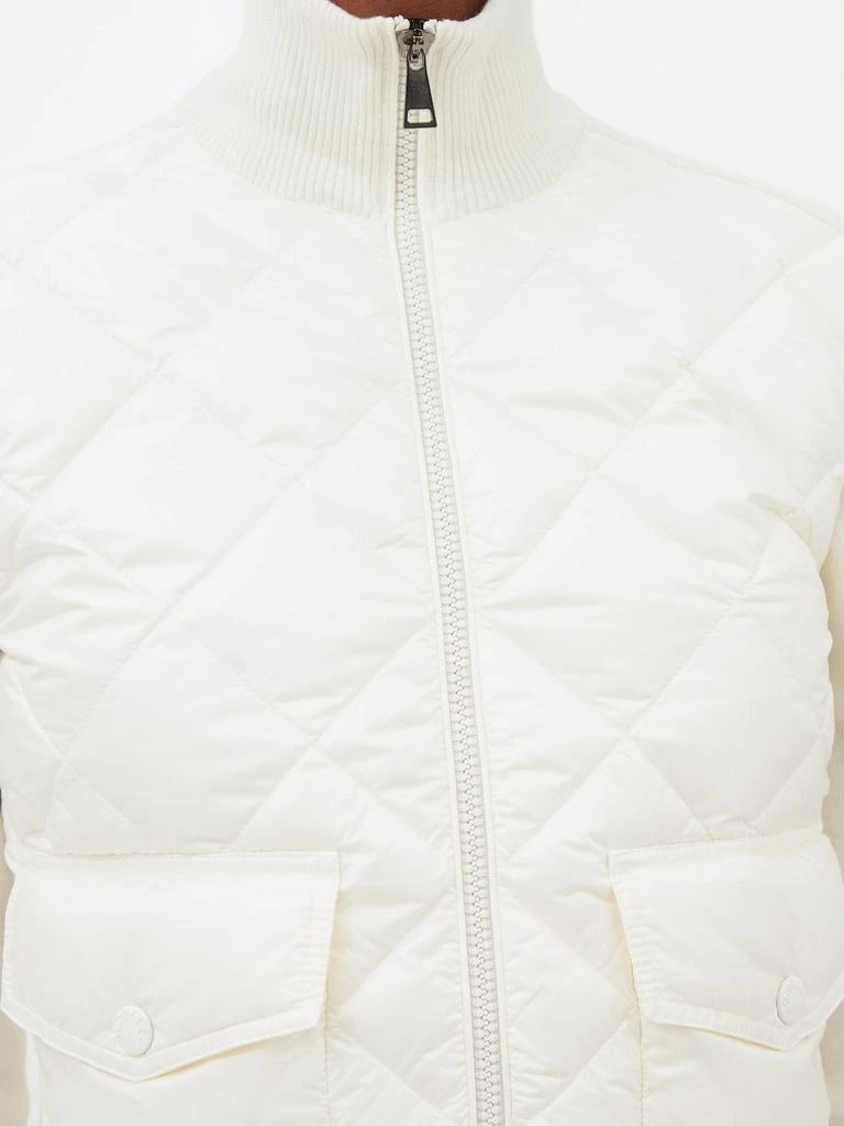 商品Moncler|High-neck quilted shell and wool jacket,价格¥7042,第3张图片详细描述