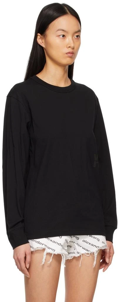 商品Alexander Wang|Black Puff Logo Jersey T-Shirt,价格¥588,第2张图片详细描述