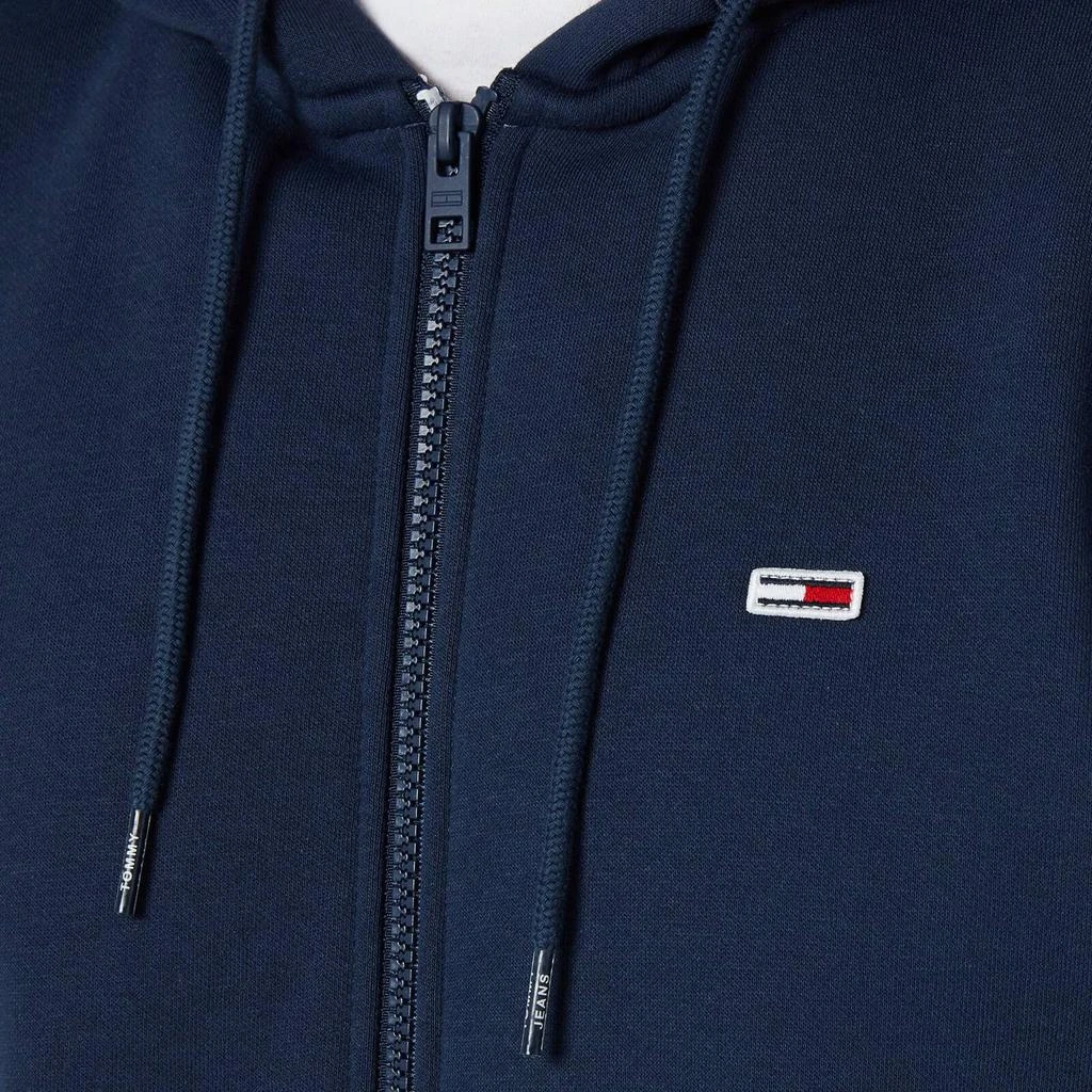 商品Tommy Hilfiger|Tommy Jeans Men's Regular Fleece Zip Hoodie - Twilight Navy,价格¥477,第4张图片详细描述