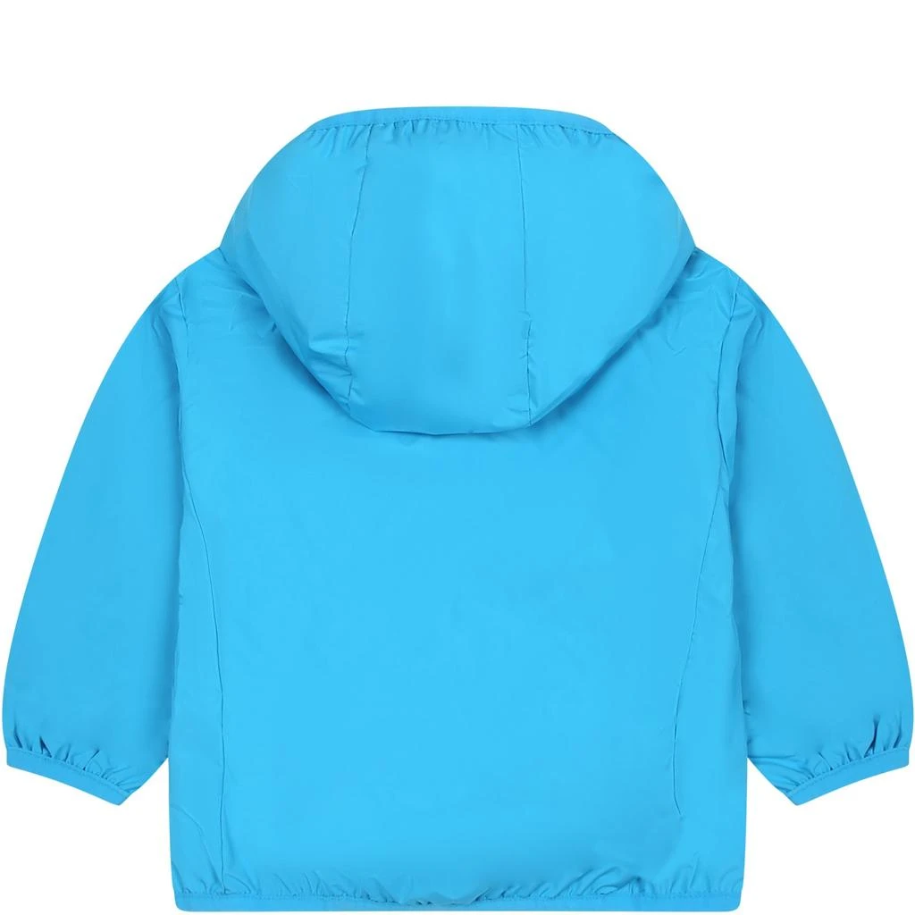 商品Save The Duck|Light Blue Coco Windbreaker For Baby Boy With Logo,价格¥900,第2张图片详细描述