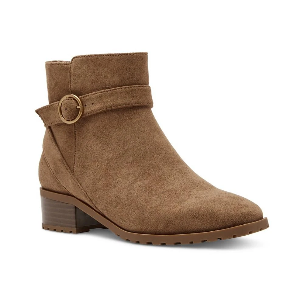 商品Anne Klein|Women's Charlton Buckle Detail Casual Booties,价格¥386,第1张图片