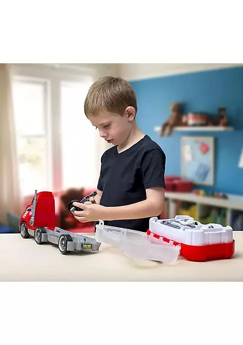 商品Big Daddy|Daddy Big Daddy Big Rig Tool Master   Transport Toy Truck Carrier With Tools To Take Apart Construct Build. Get Your Child This Educational Truck,价格¥151,第4张图片详细描述