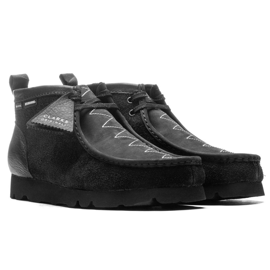 商品Clarks|Clarks x Neighborhood Wallabee BT GTX - Black,价格¥1263,第2张图片详细描述