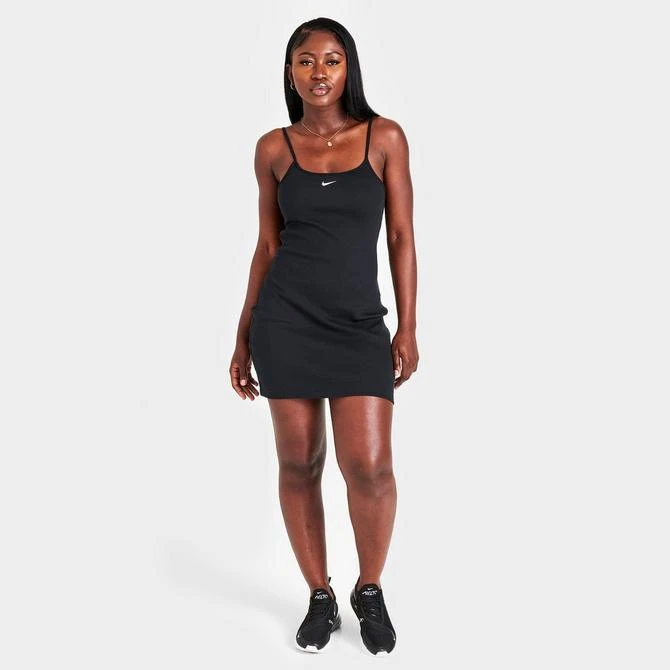 商品NIKE|Women's Nike Sportswear Essential Ribbed Dress,价格¥187,第2张图片详细描述