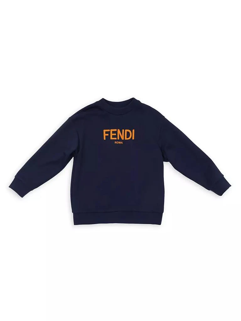 商品Fendi|Little Girl's & Girl's Cotton Logo Sweatshirt,价格¥1946,第1张图片