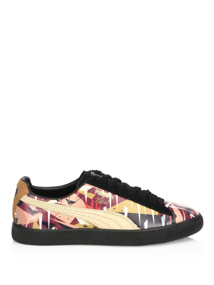 商品Puma|Clyde Moon Jungle Natural Print Low-Top Suede Sneakers,价格¥826,第5张图片详细描述