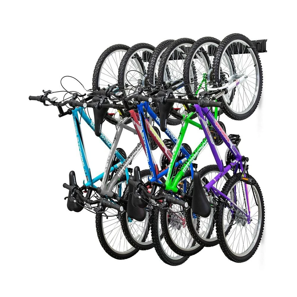 商品Raxgo|Garage Bike Rack Wall Mount Bicycle Storage Hanger with 6 Hooks,价格¥447,第1张图片