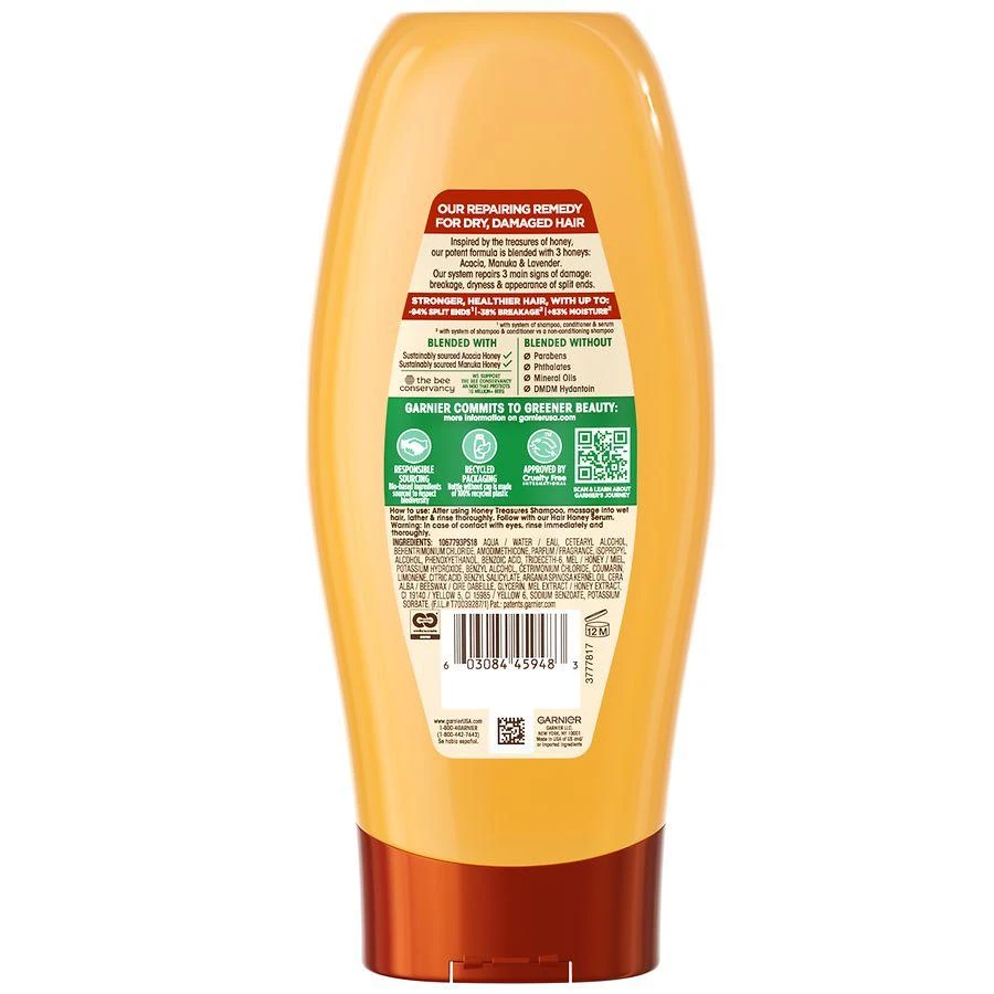 商品Garnier Whole Blends|Repairing Conditioner, Honey Treasures,价格¥63,第3张图片详细描述