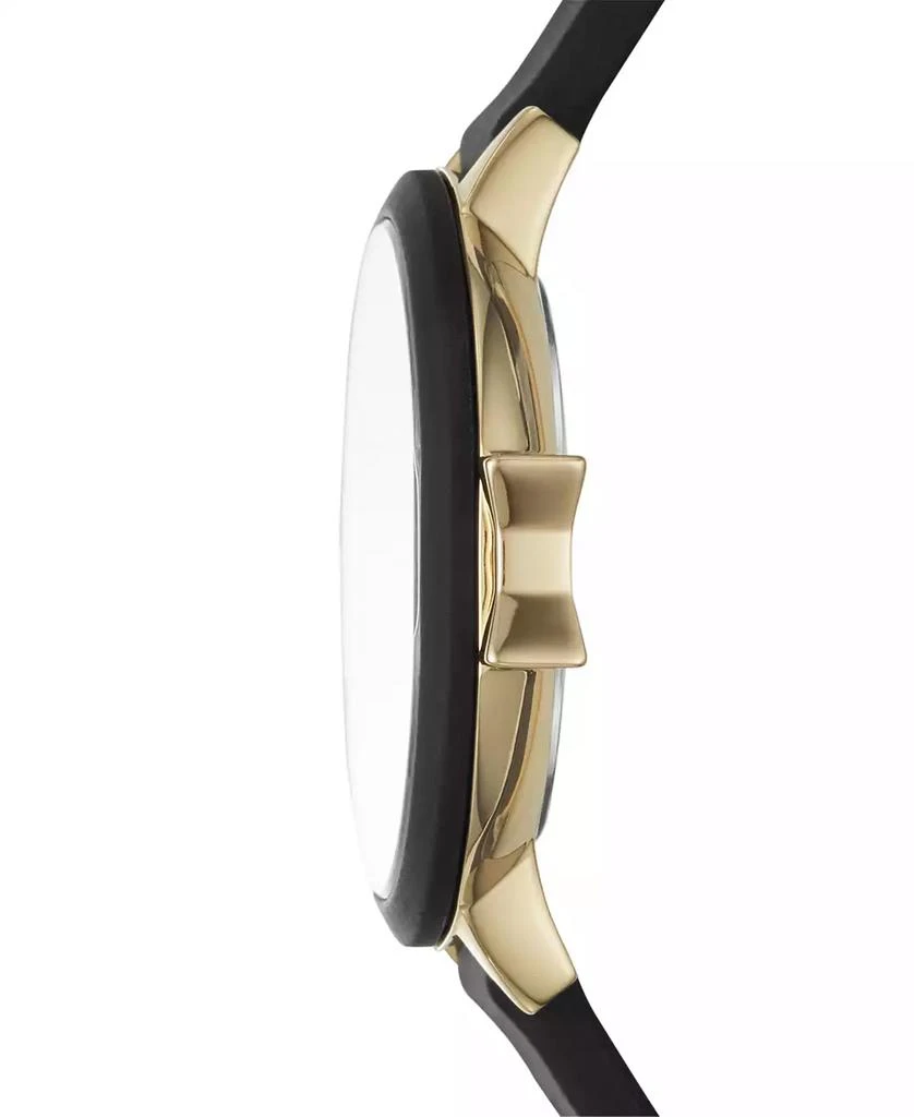 商品Kate Spade|Women's Park Row Black Silicone Strap Watch 34mm,价格¥1110,第3张图片详细描述