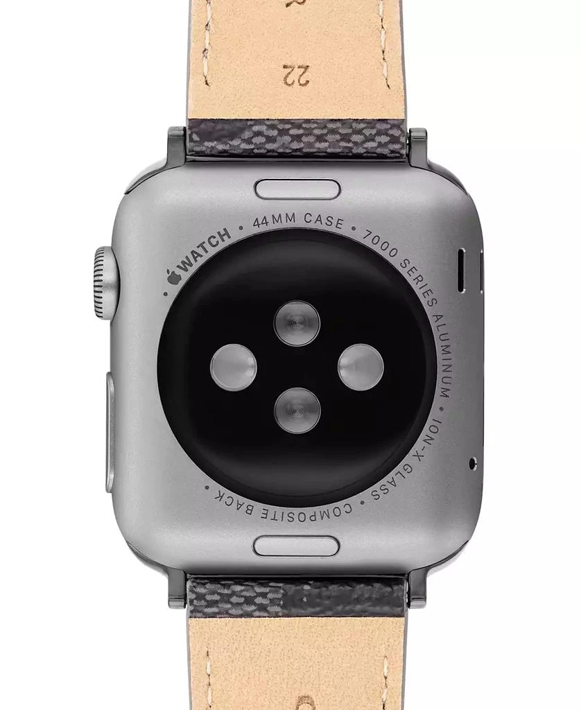 商品Coach|Black Canvas 42/44/45mm Apple Watch® Band,价格¥726,第2张图片详细描述