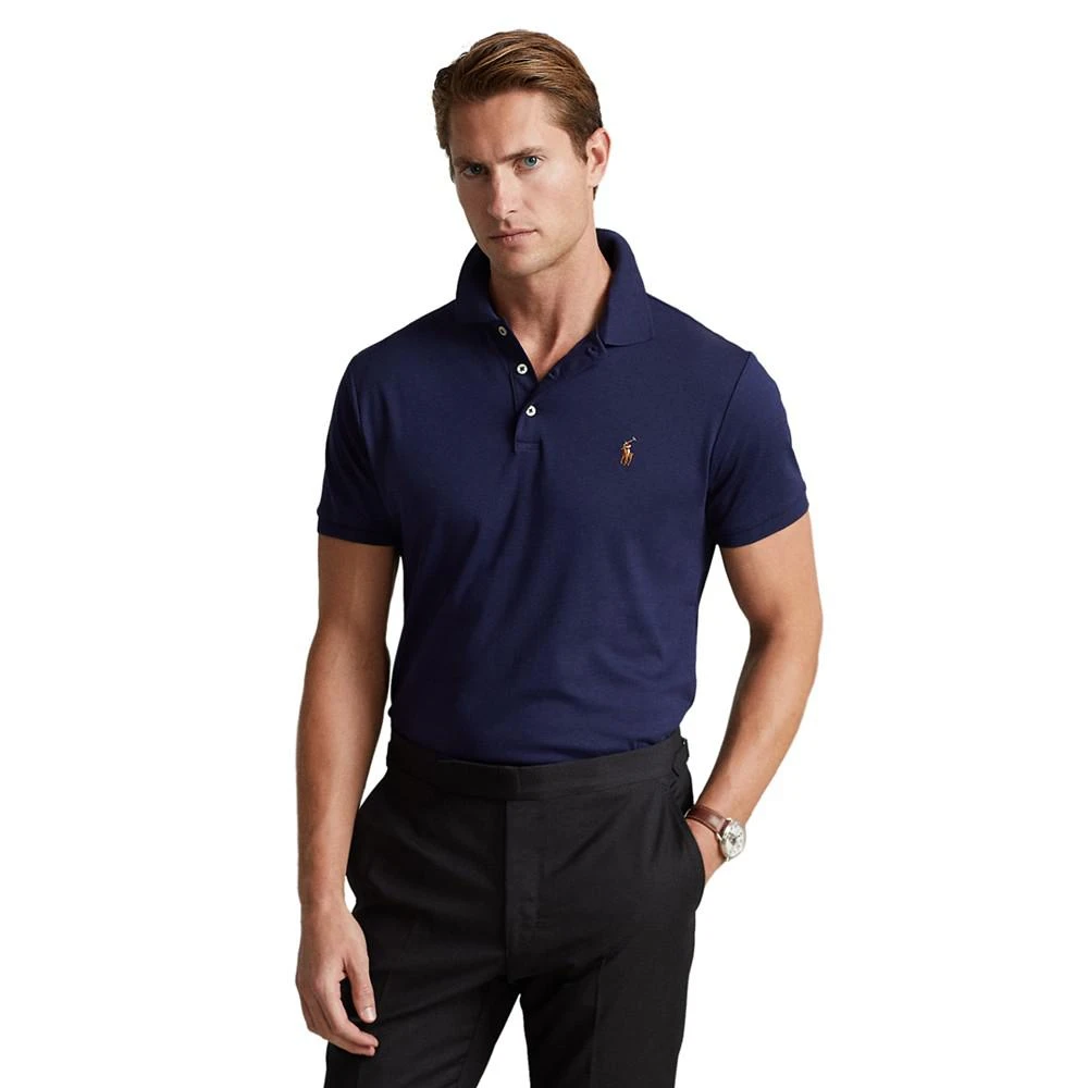商品Ralph Lauren|Men's Classic-Fit Soft Cotton Polo Shirt,价格¥827,第1张图片