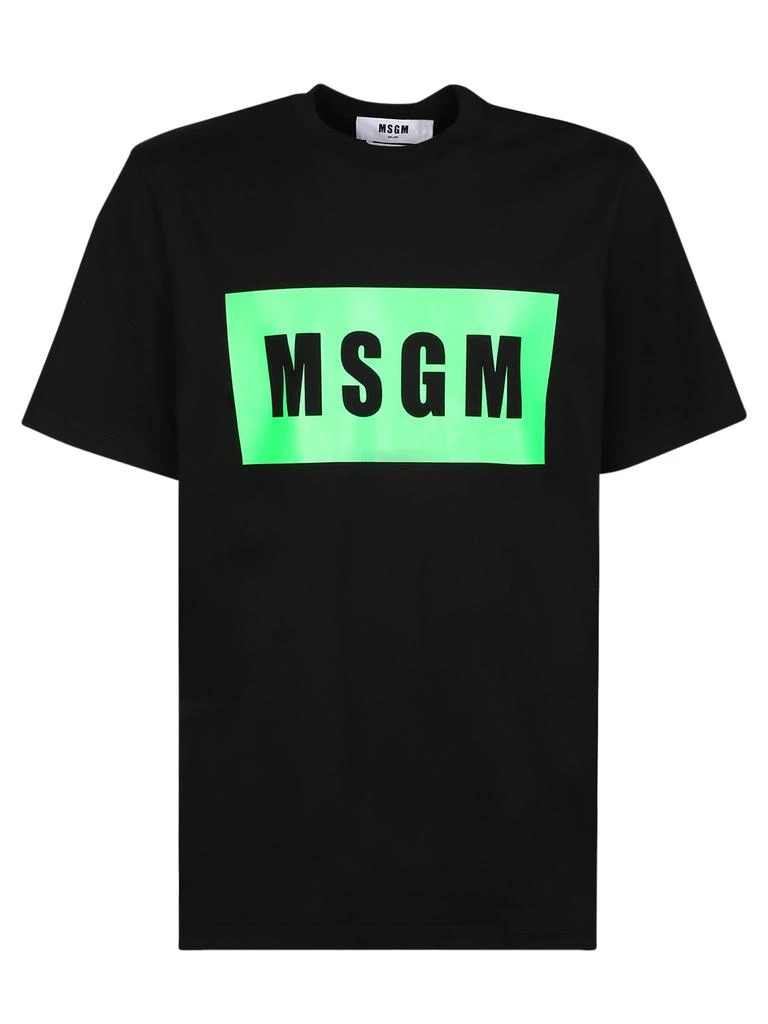 商品MSGM|MSGM Logo T-shirt Black,价格¥1005,第1张图片