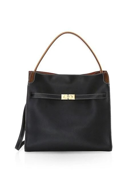 商品Tory Burch|Lee Radziwill Leather Double Bag,价格¥9008,第1张图片