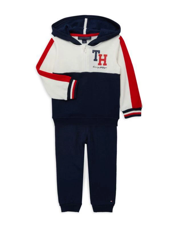 商品Tommy Hilfiger|Baby Boy's 2-Piece Hoodie & Joggers Set,价格¥119,第1张图片