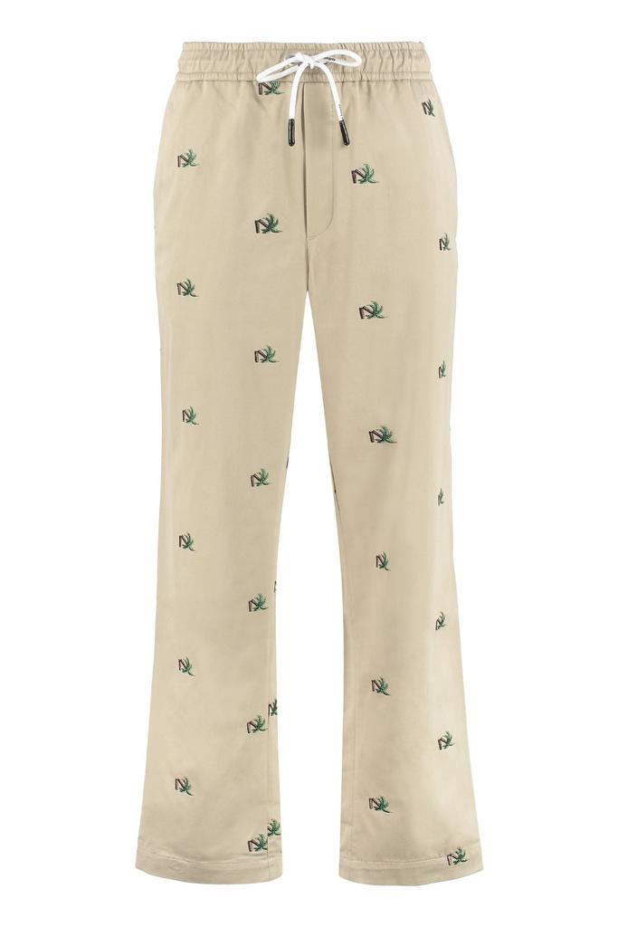 Palm Angels Straight Leg Drawstring Trousers – On Sale Now