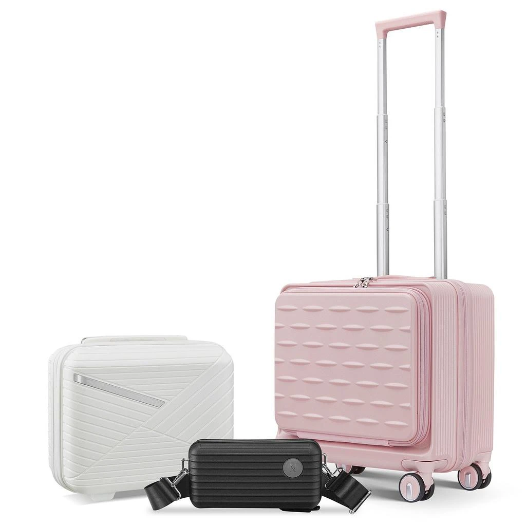 商品Streamdale Furniture|Streamdale 18" Carry On Luggage with Front Open Door &Laptop Interlayer,价格¥1165,第1张图片