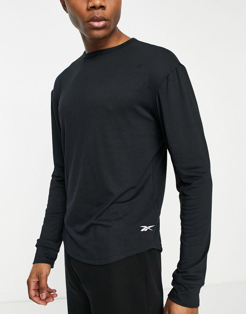 Reebok Training Dreamblend long sleeve t-shirt in black商品第1张图片规格展示