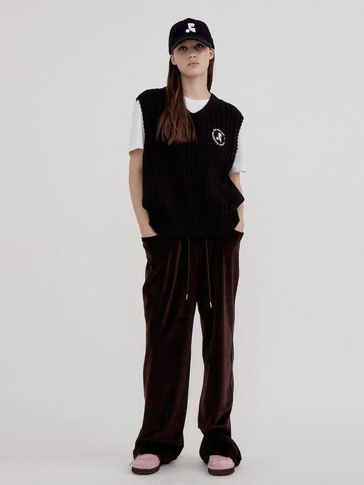 商品Rest&Recreation|Rr Oversize Knit Vest - Black,价格¥1389,第1张图片