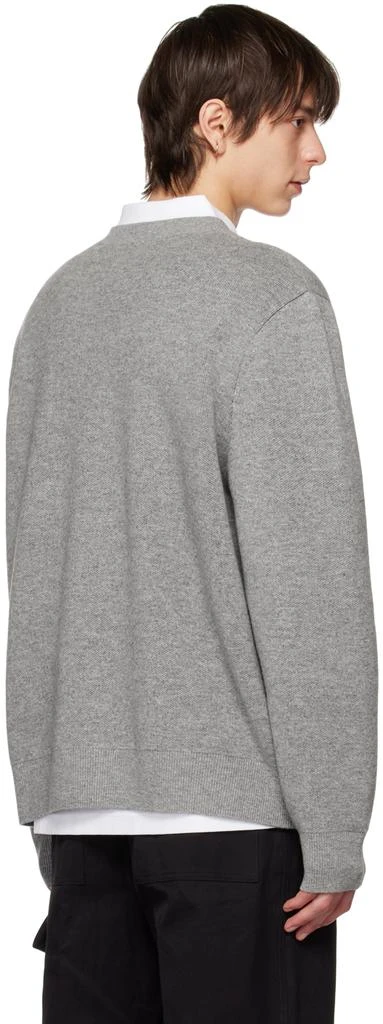 商品Burberry|Gray Jacquard Sweater,价格¥8487,第3张图片详细描述