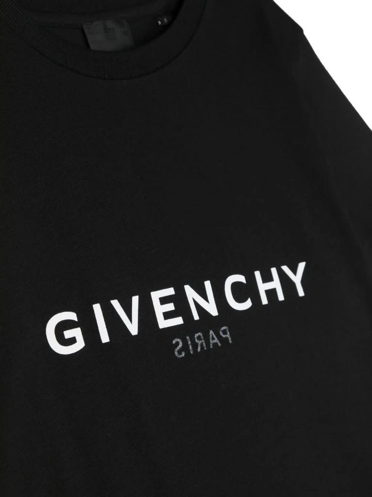商品Givenchy|Black T-shirt With Front And Back Logo,价格¥964,第3张图片详细描述