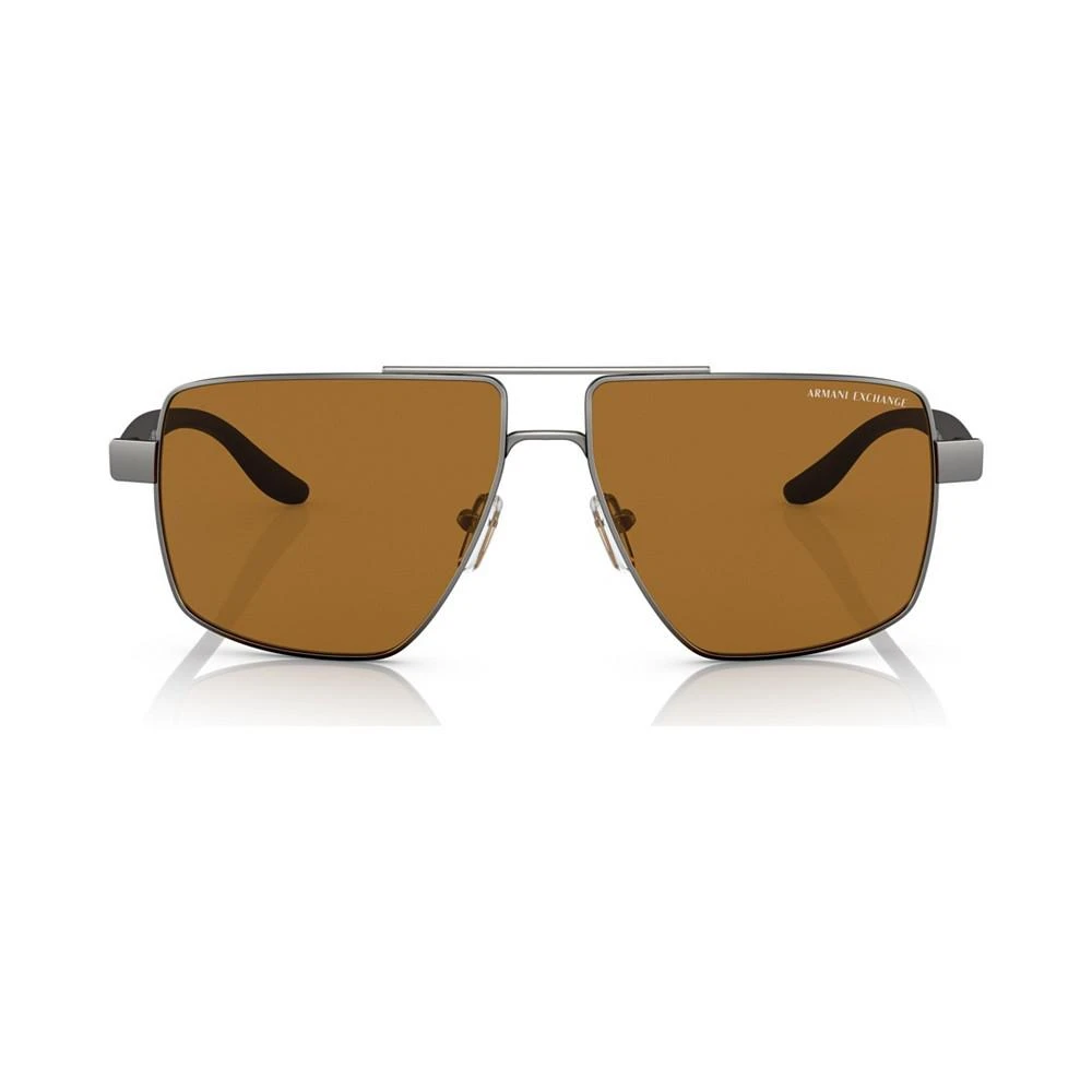 商品Armani Exchange|Men's Polarized Sunglasses, AX2037S60-P,价格¥794,第2张图片详细描述