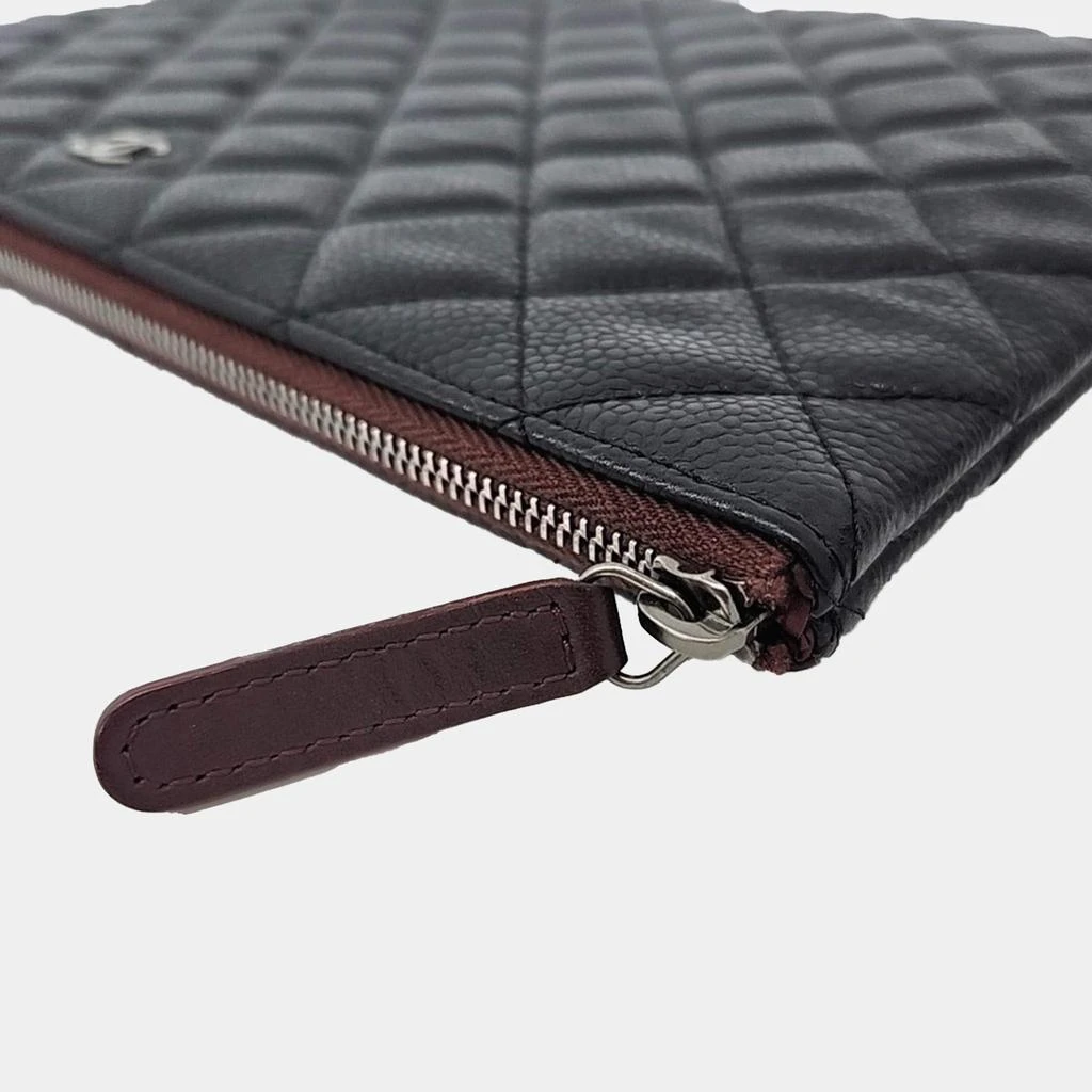商品[二手商品] Chanel|Chanel Black Leather Caviar New Medium Clutch,价格¥7948,第4张图片详细描述