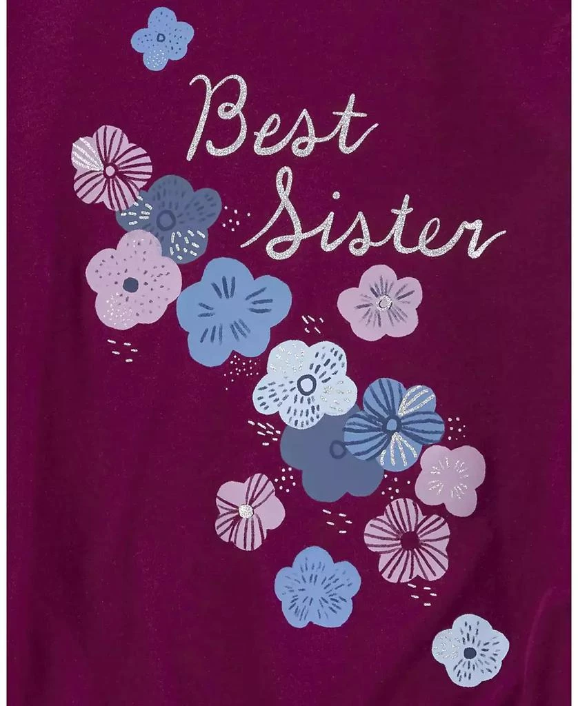 商品Carter's|Big Girls Best Sister Jersey T-shirt,价格¥81,第2张图片详细描述