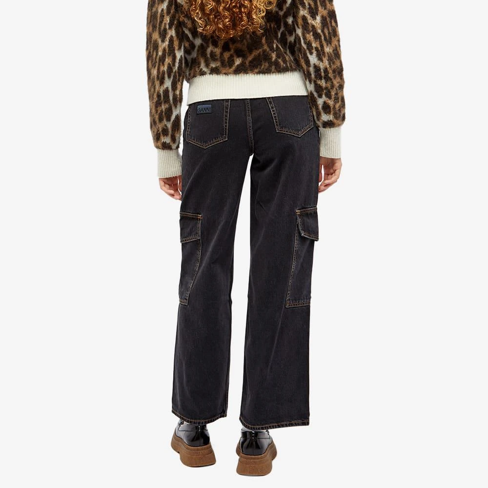 商品Ganni|GANNI Rigid Denim Angi Wide Leg Jean,价格¥1155,第3张图片详细描述