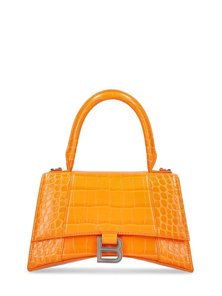 商品Balenciaga|Small Hourglass Embossed Leather Bag,价格¥22999,第1张图片