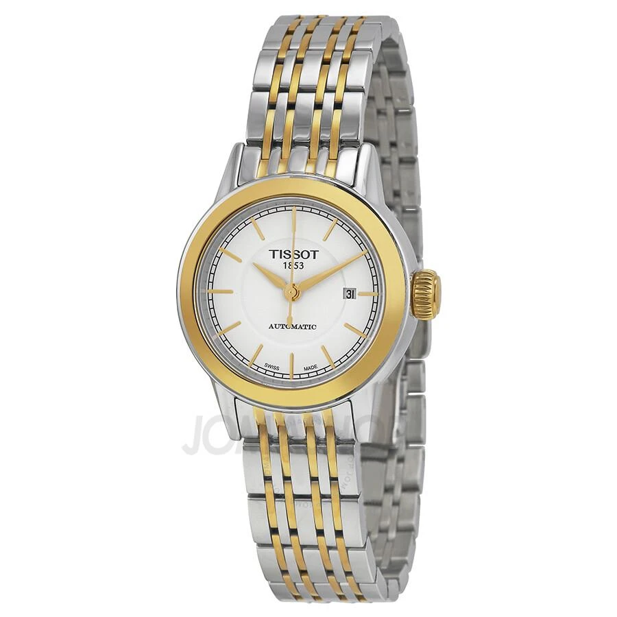 商品Tissot|Carson Automatic White Dial Ladies Watch T0852072201100,价格¥2222,第1张图片