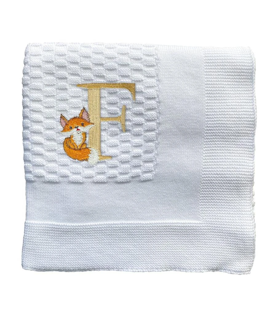 商品PAINT MY DREAMS|Cotton 'F' Monogram Blanket (95cm x 95cm),价格¥1280,第1张图片