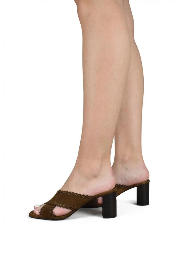 商品Yves Saint Laurent|Loulou mules,价格¥3465,第2张图片详细描述